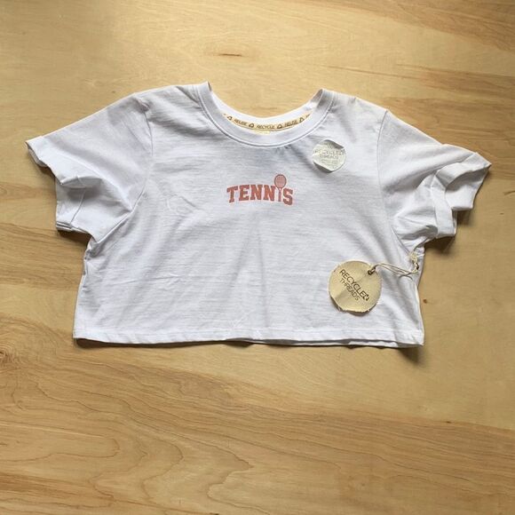 Recycle Threads “Tennis” Crop Top - Picture 1 of 5